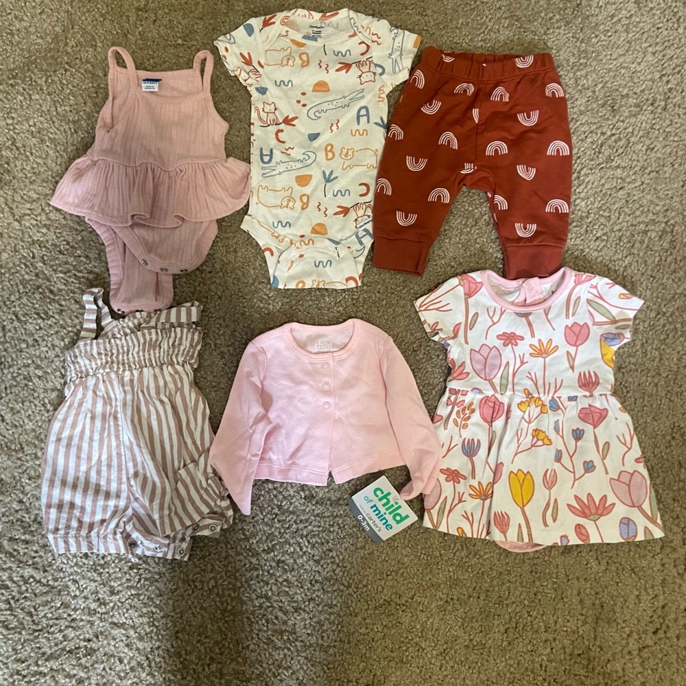 0-3months girl Bundle Clothing  NEW